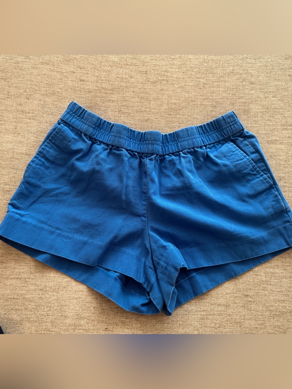 J. Crew Women's Cobalt Blue Elastic Waist Athletic Shorts